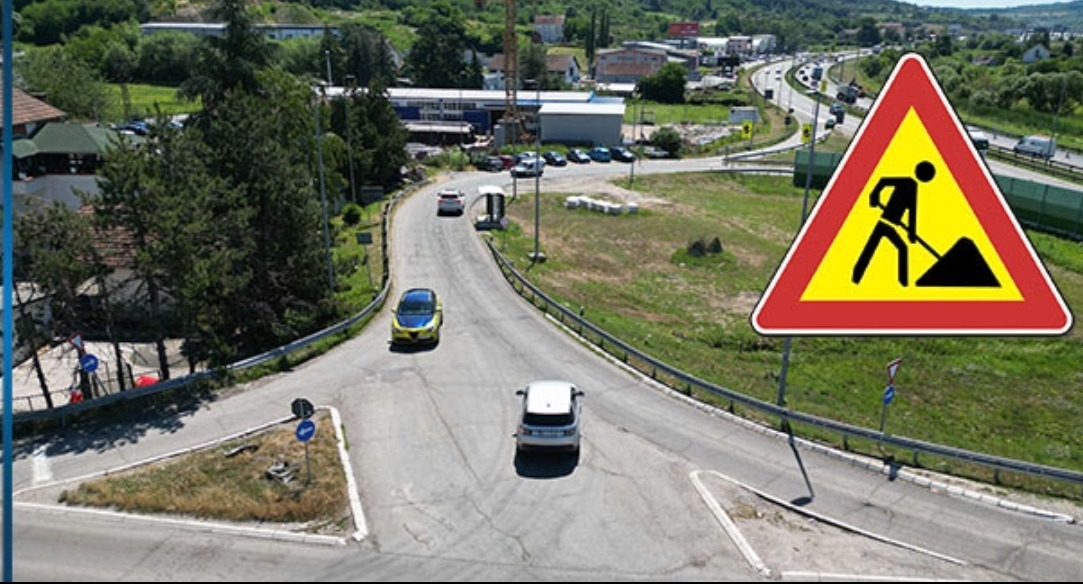 Radovi na rekonstrukciji petlje Vrčin