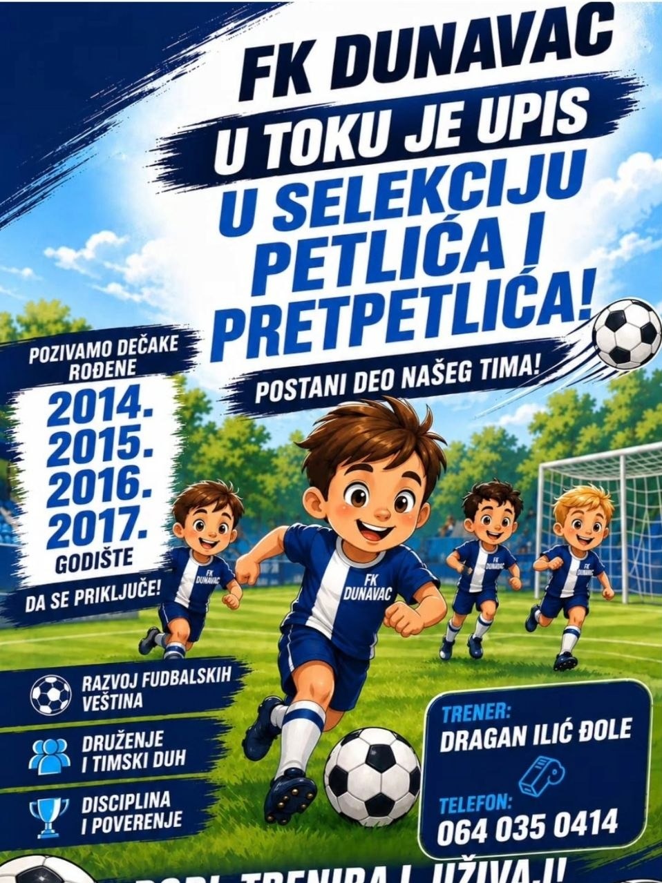 Upis u selekciju petlića i pretpetlića