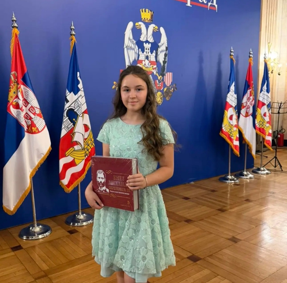 Nevena Nikolić na prijemu u Starom dvoru