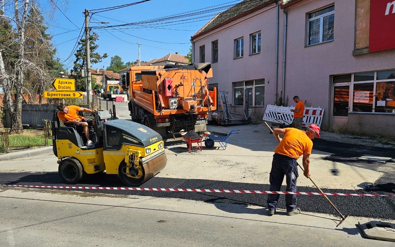 Asfaltiranje nakon radova na vodovodnoj mreži
