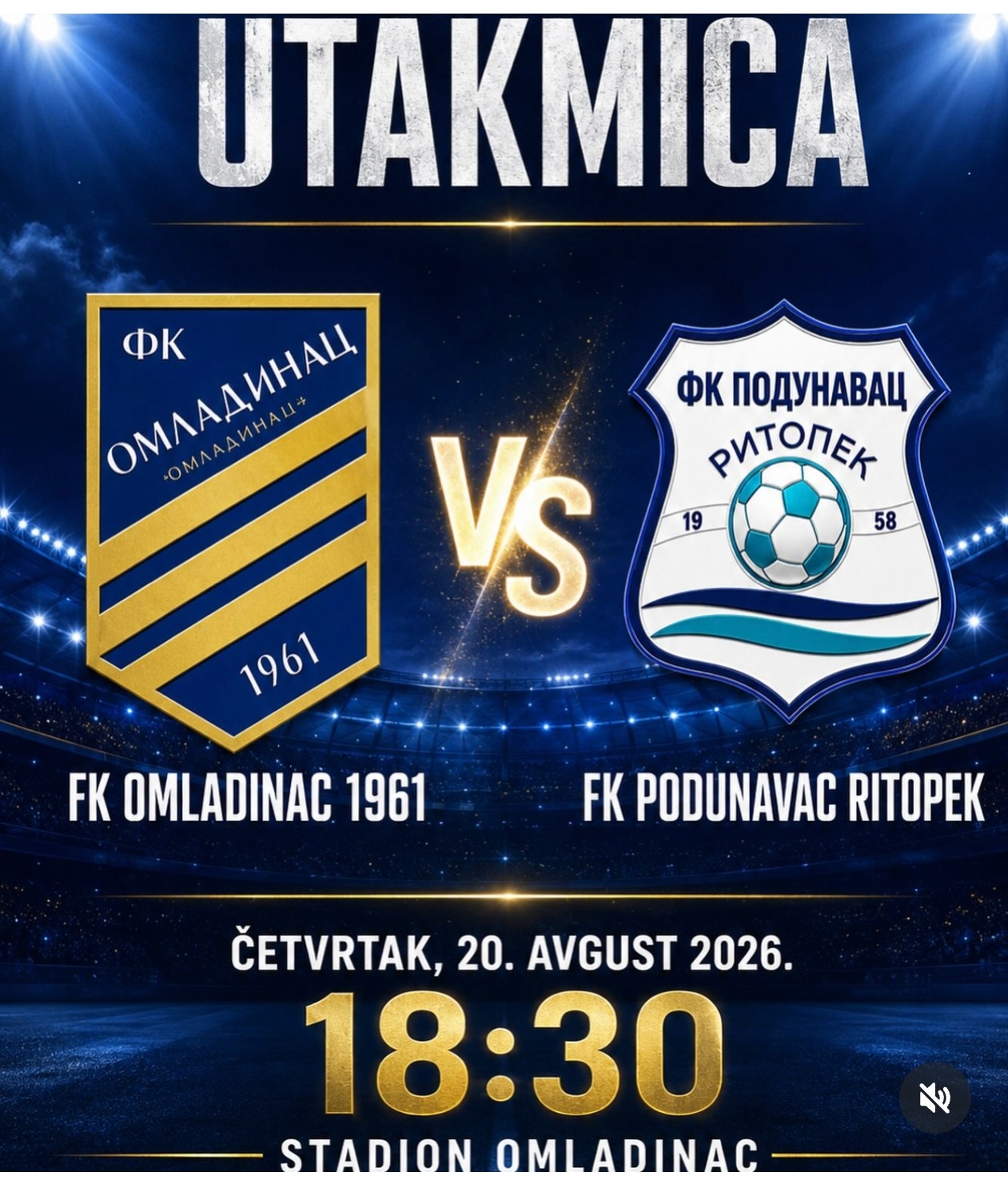 Utakmica : FK Omladinac i FK Ritoprk