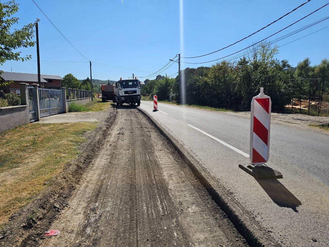 Započeti su radovi na sanaciji oštećenja na državnom putu 351 u Umčarima