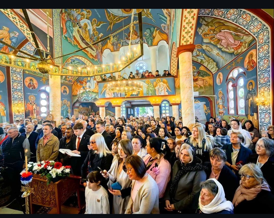 Patrijarh Porfirije osveštao Hram Svetih četrdeset mučenika sevastijskih u Dražnju