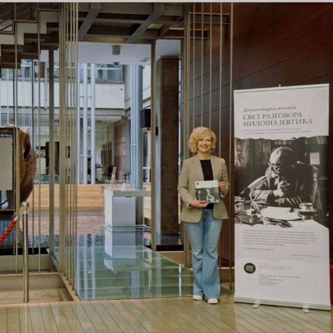 Zorica Atić donosi „Svet razgovora Miloša Jevtića” u Narodnu biblioteku Srbije