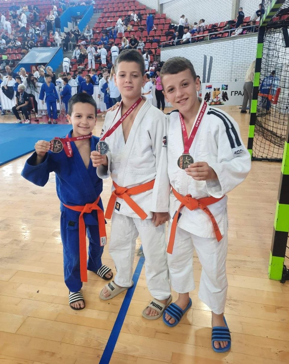 Pet medalja za džudiste Vinče na međunarodnom turniru u Boru
