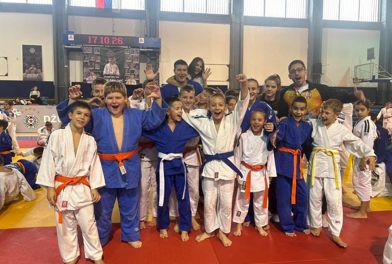 Uspeh džudista iz Vinče na „Trofeju Partizana”: Lena Gašić i Aleksa Zečević osvojili zlato