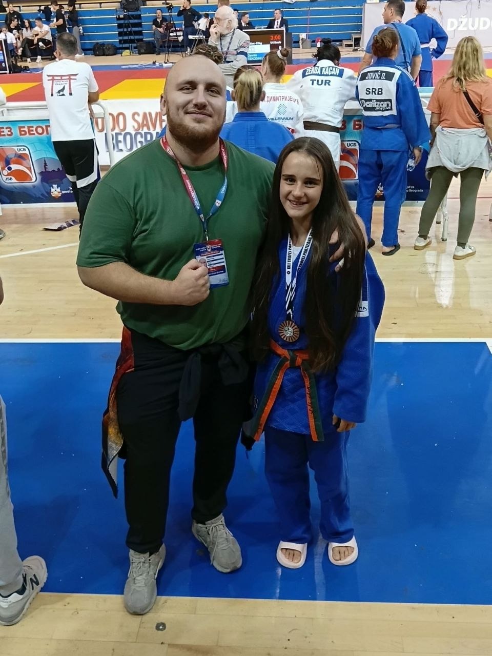 Uspeh džudista iz Vinče na „Trofeju Partizana”: Lena Gašić i Aleksa Zečević osvojili zlato
