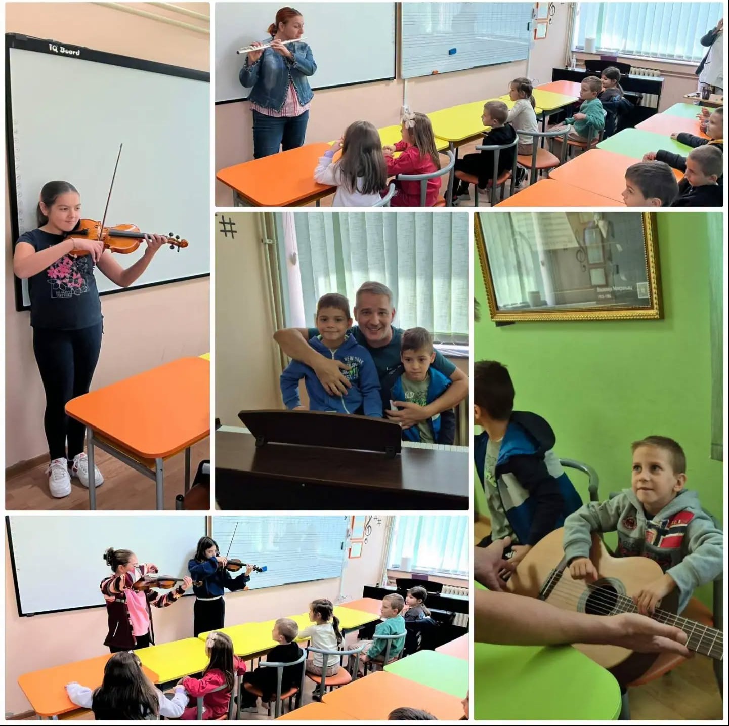 Povodom Dečije nedelje, izdvojeno odeljenje Osnovne muzičke škole „Nevena Popović“ u Vinči ugostilo je mališane iz PU „Lane"