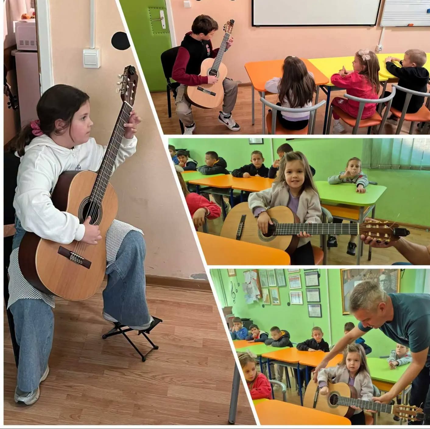 Povodom Dečije nedelje, izdvojeno odeljenje Osnovne muzičke škole „Nevena Popović“ u Vinči ugostilo je mališane iz PU „Lane"